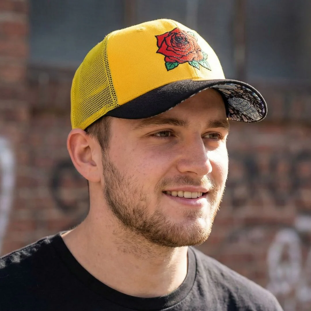 Day Of The Dead 2 Trucker Cap - Yellow - Image 5