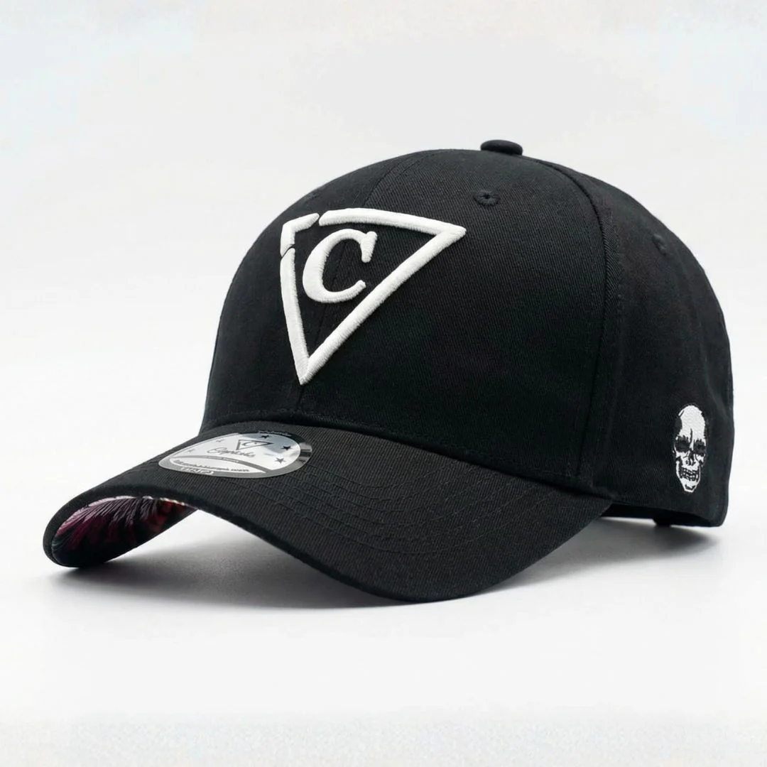 Dead Chief Curved Baseball Cap - Black - Image 4