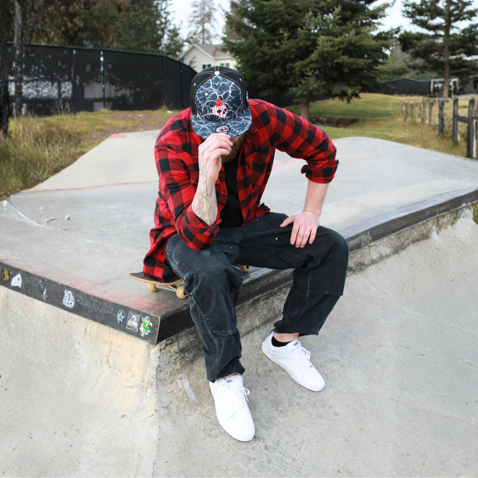 Decay Snapback - Black/Beige Branches - Image 5