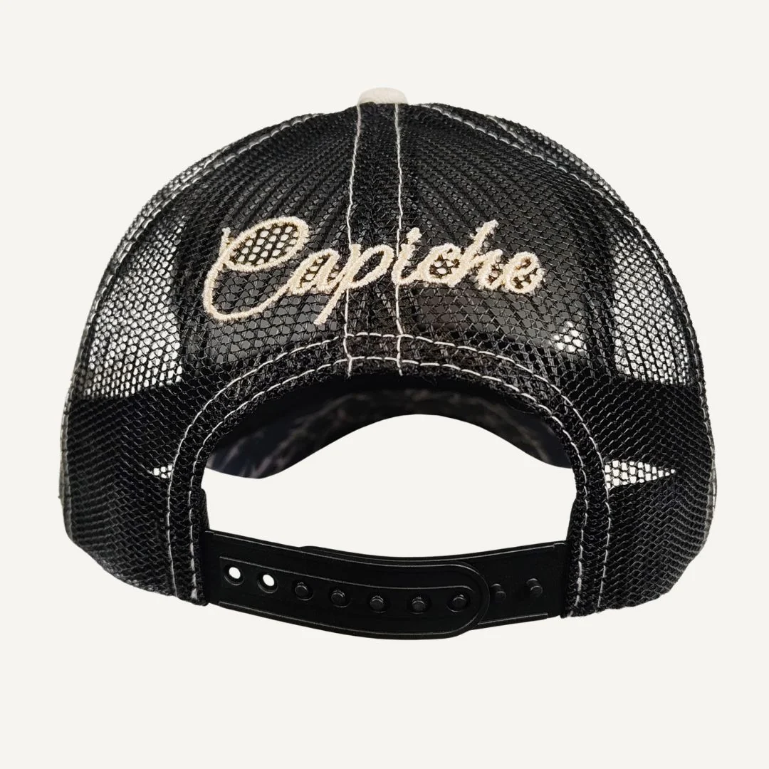 Decay Trucker Cap - Black/Beige Branches - Image 9