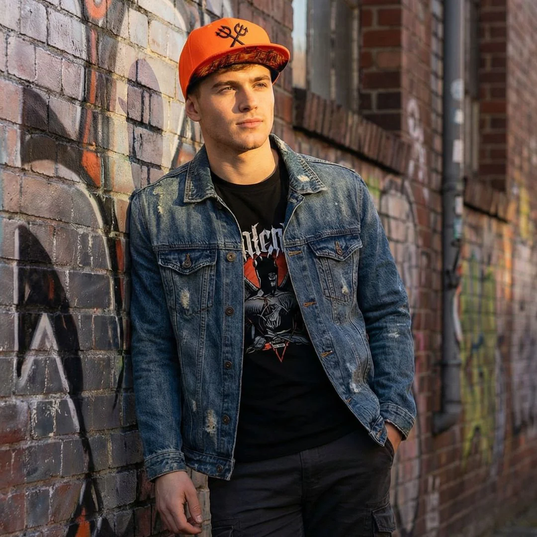 Devil's Gate Snapback - Neon Orange - Image 5