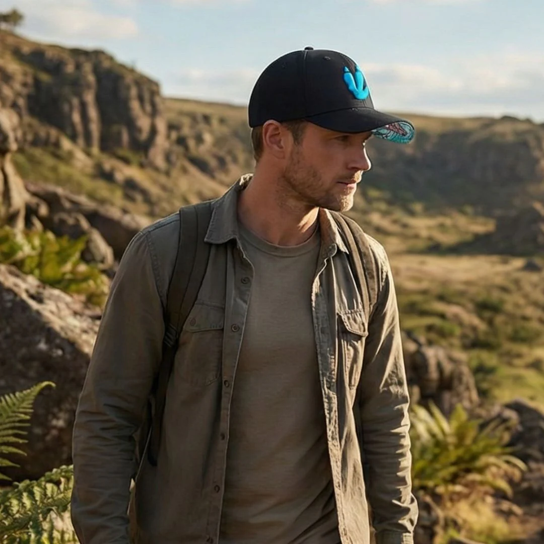 Dunkleosteus Curved Cap - Black - Image 5