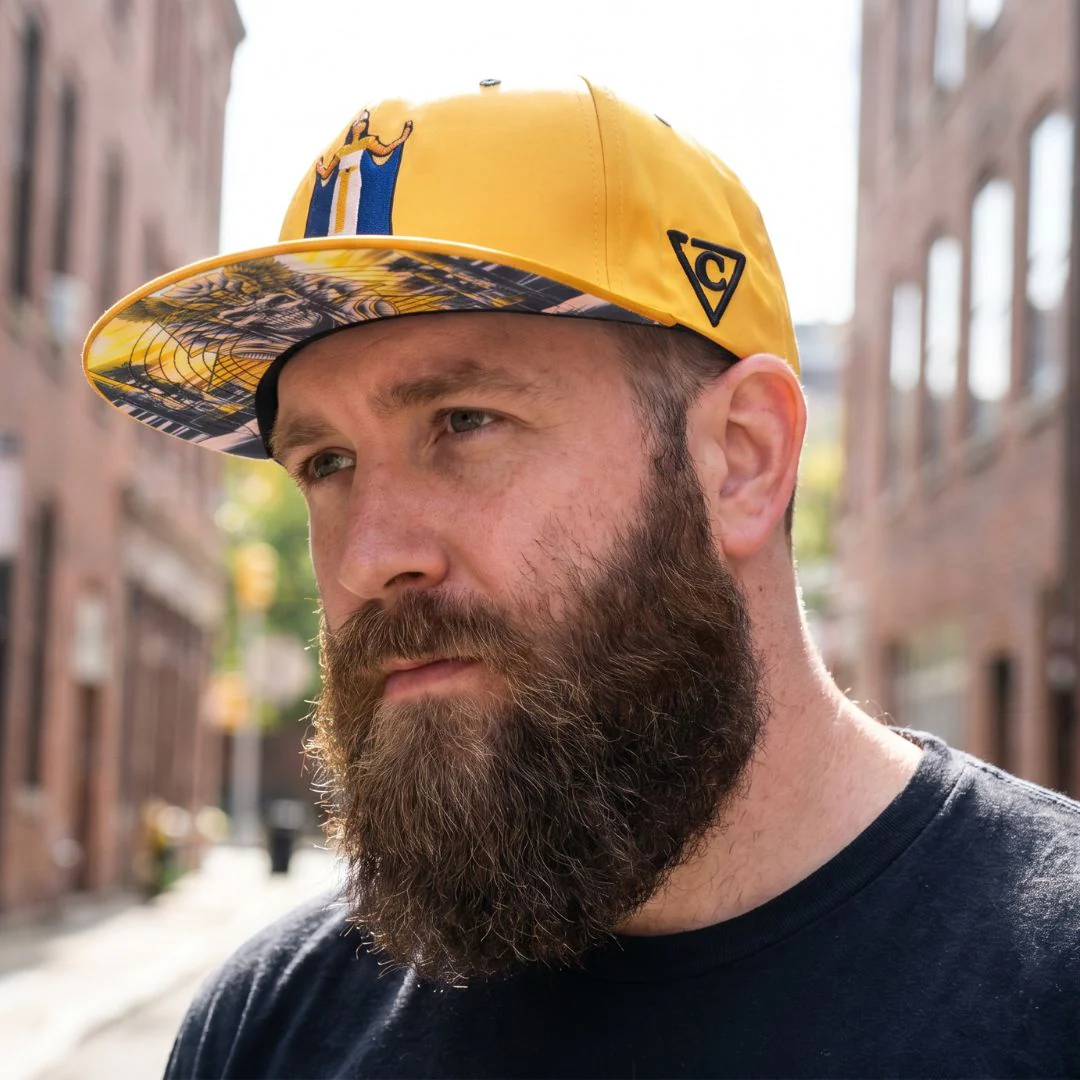 LIMITED EDITION Egyptian Night Snapback - Yellow Satin - Image 10