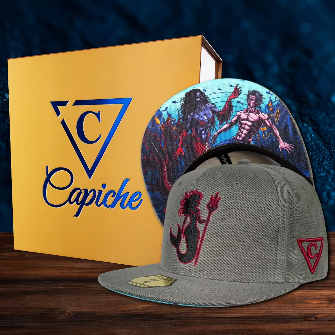 Evil Mermaid Snapback - Grey - Image 3