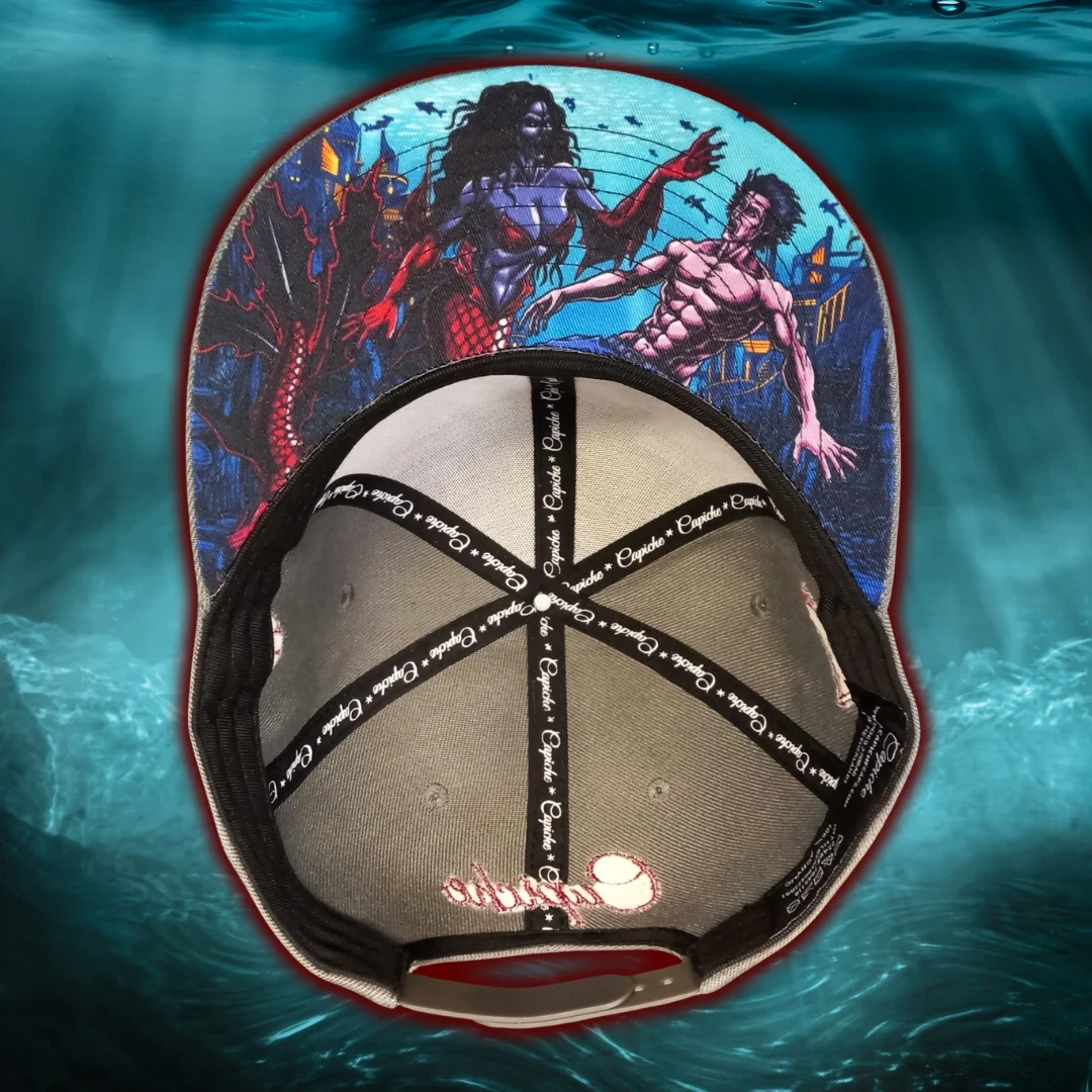 Evil Mermaid Snapback - Grey - Image 9