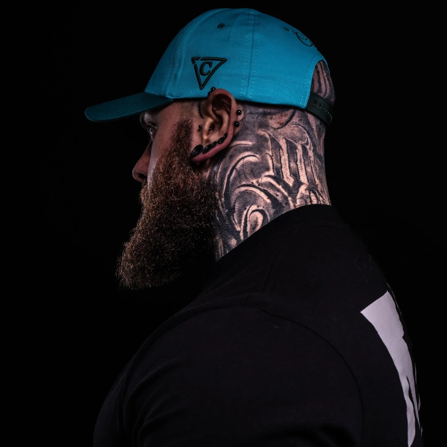 Fire Snake Curved Cap - Blue - Image 9