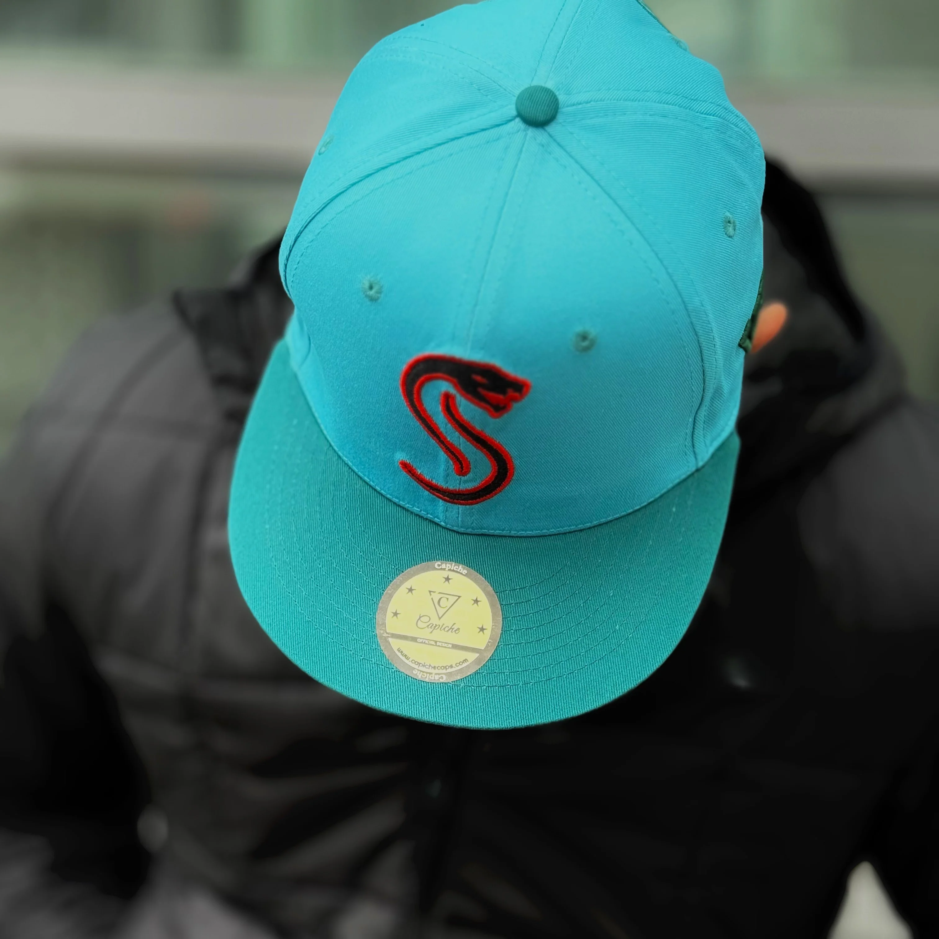 Fire Snake Snapback - Blue - Image 10