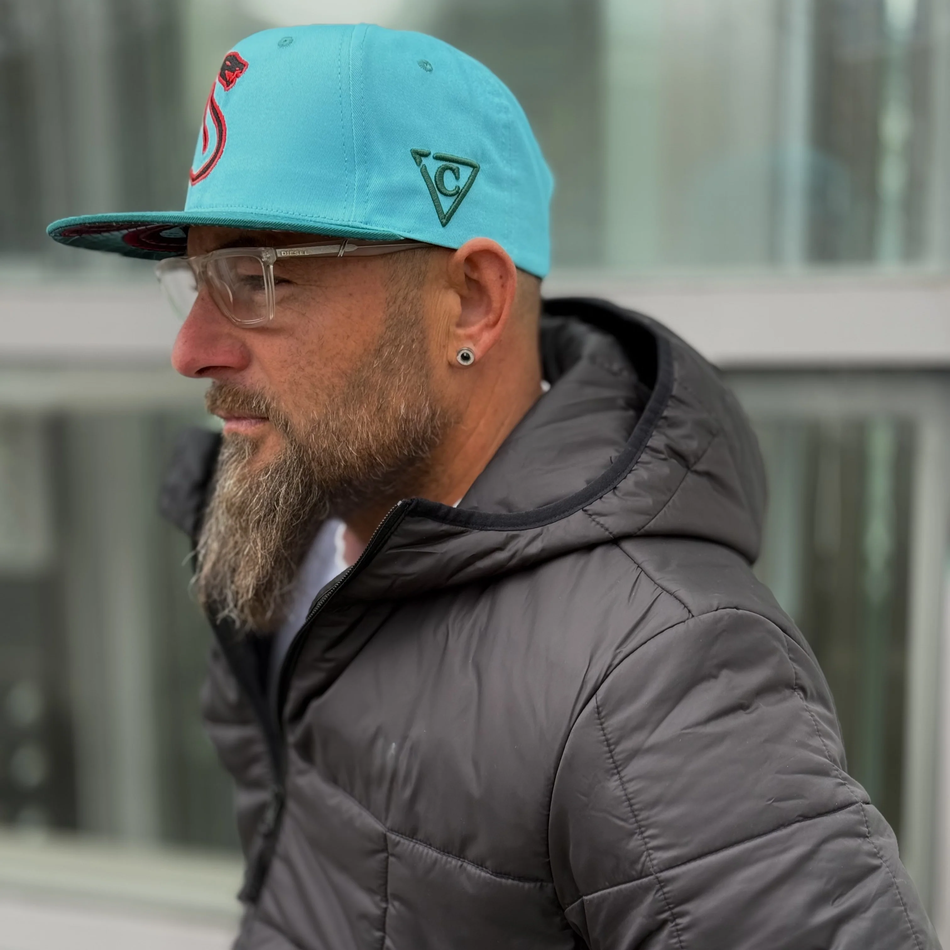 Fire Snake Snapback - Blue - Image 11