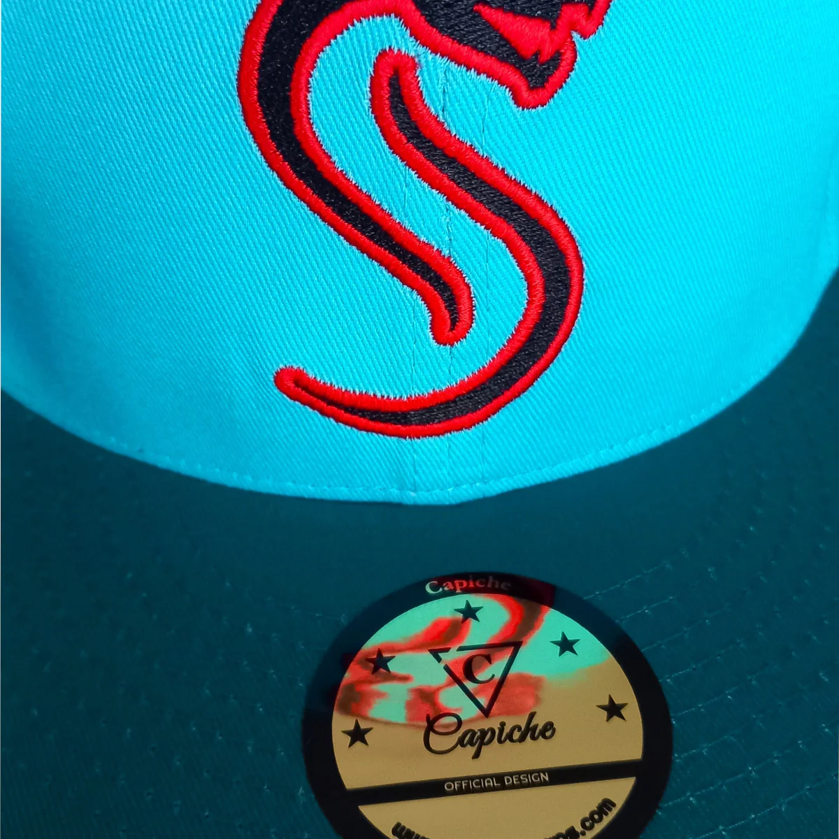 Fire Snake Snapback - Blue - Image 14