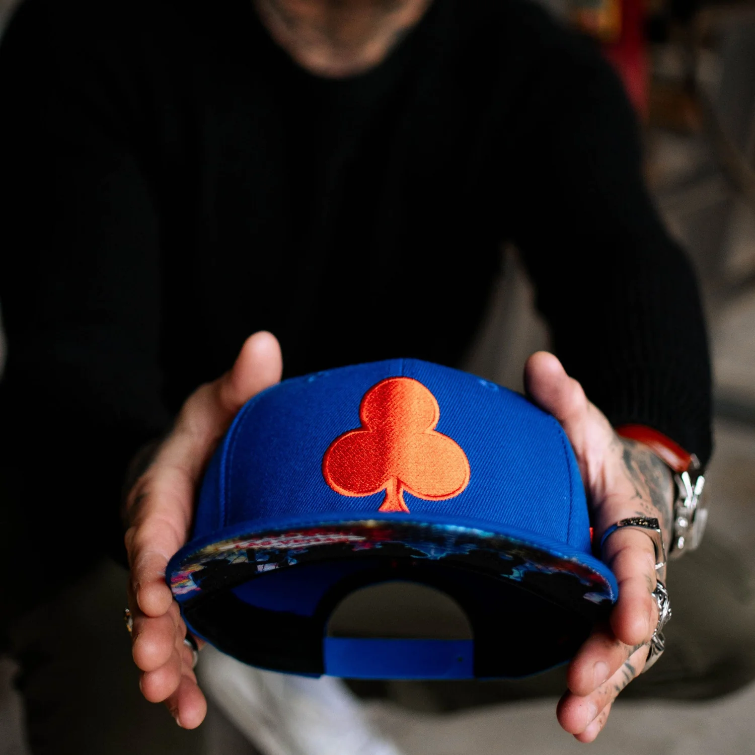 Fireworks Snapback - Blue - Image 4