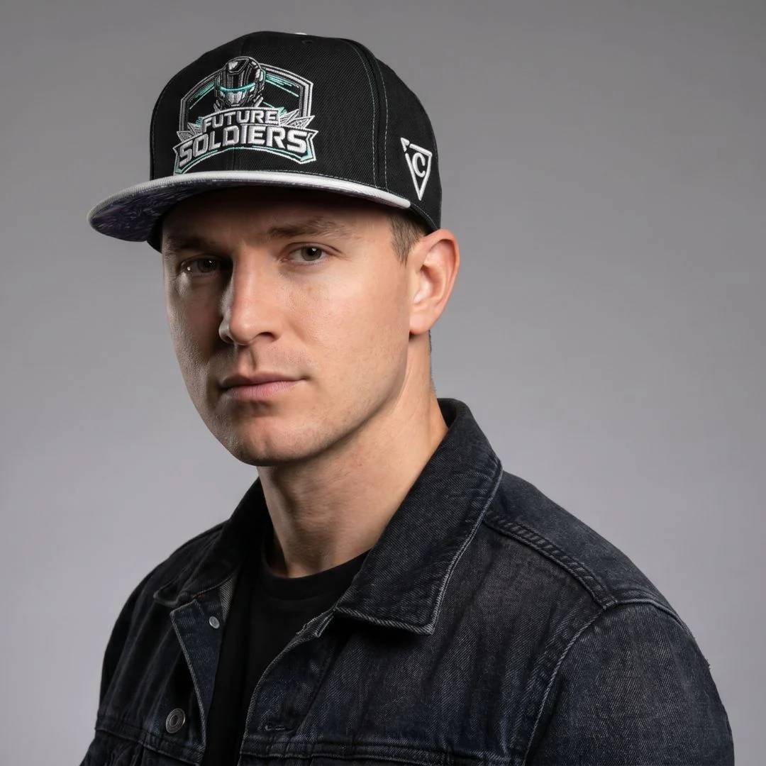 Future Soldiers Snapback - Black/White - Image 2