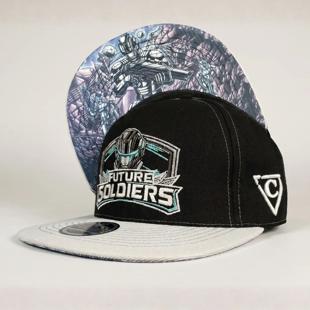 Future Soldiers Snapback - Black/White - Image 6