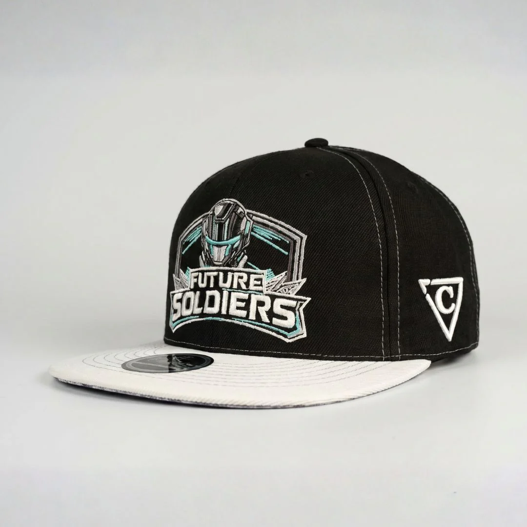 Future Soldiers Snapback - Black/White - Image 8