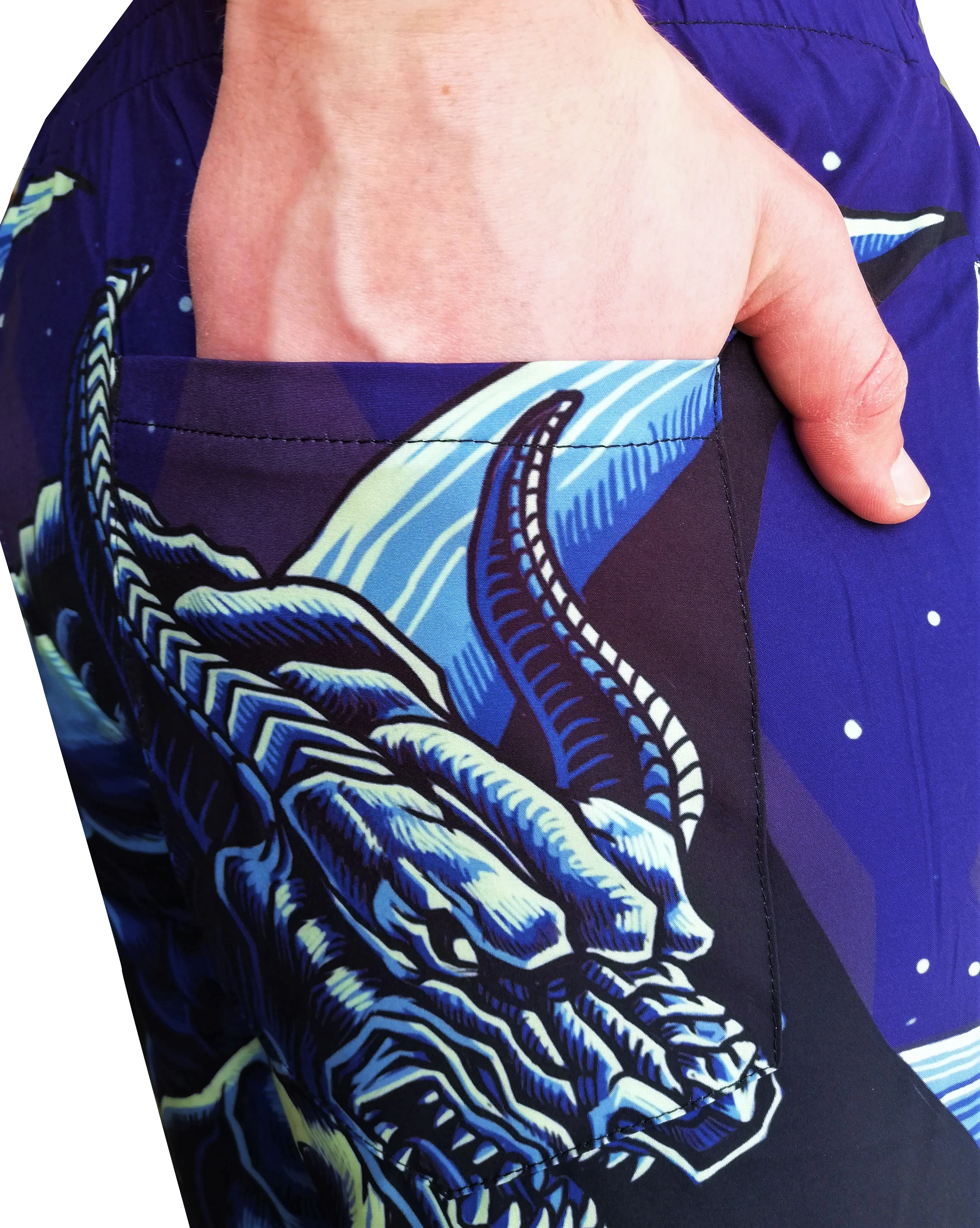 Gargoyle Swim Short - Blue - Image 5