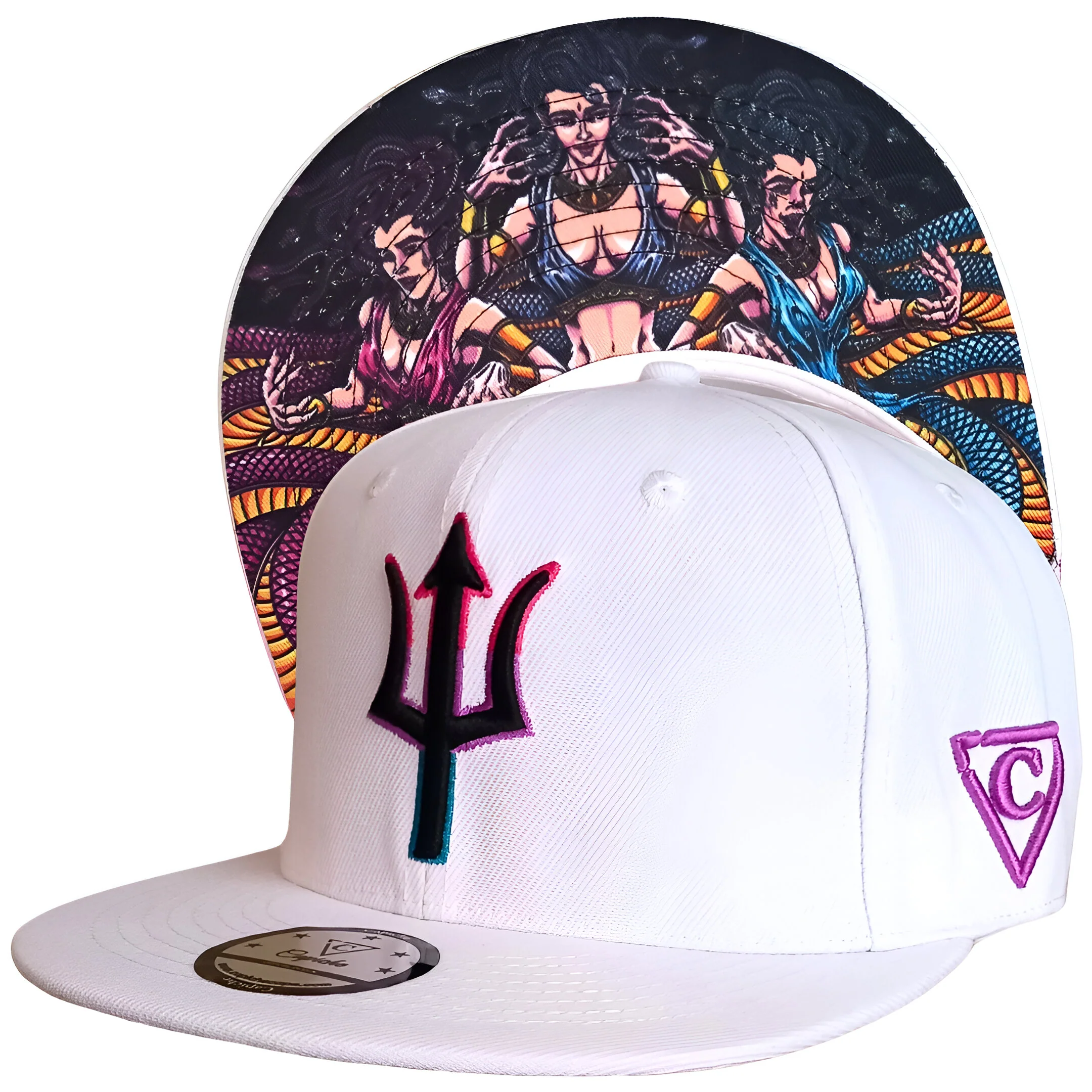 Gorgons Snapback - White