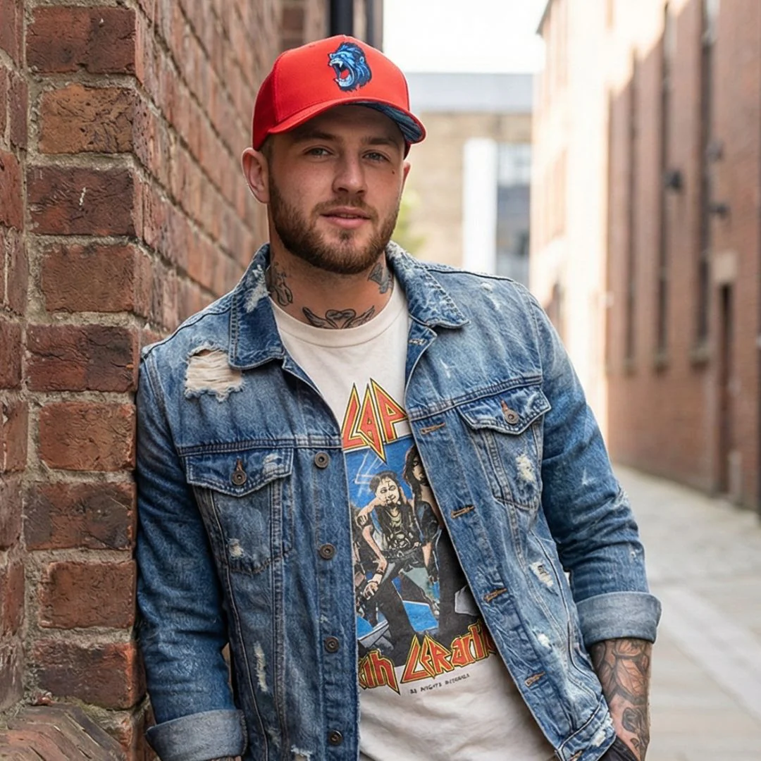 Gorilla Trucker Cap - Orange - Image 3