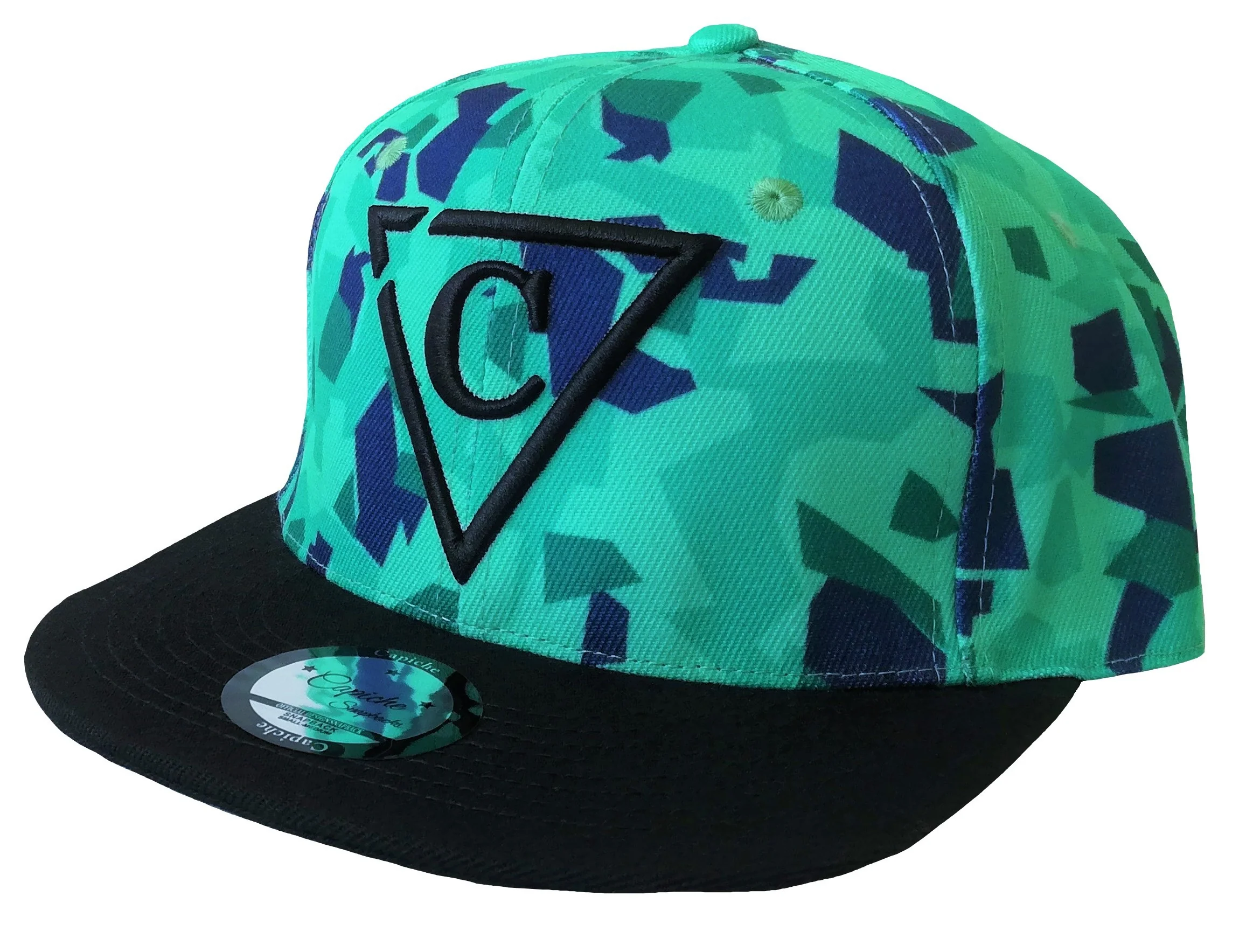 Green Polygon Snapback