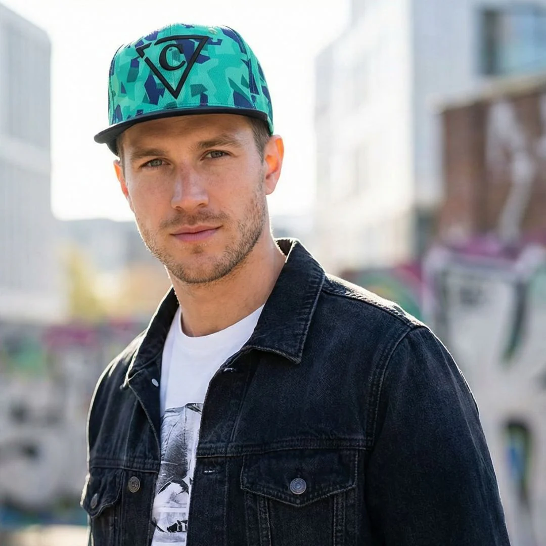 Green Polygon Snapback - Image 3
