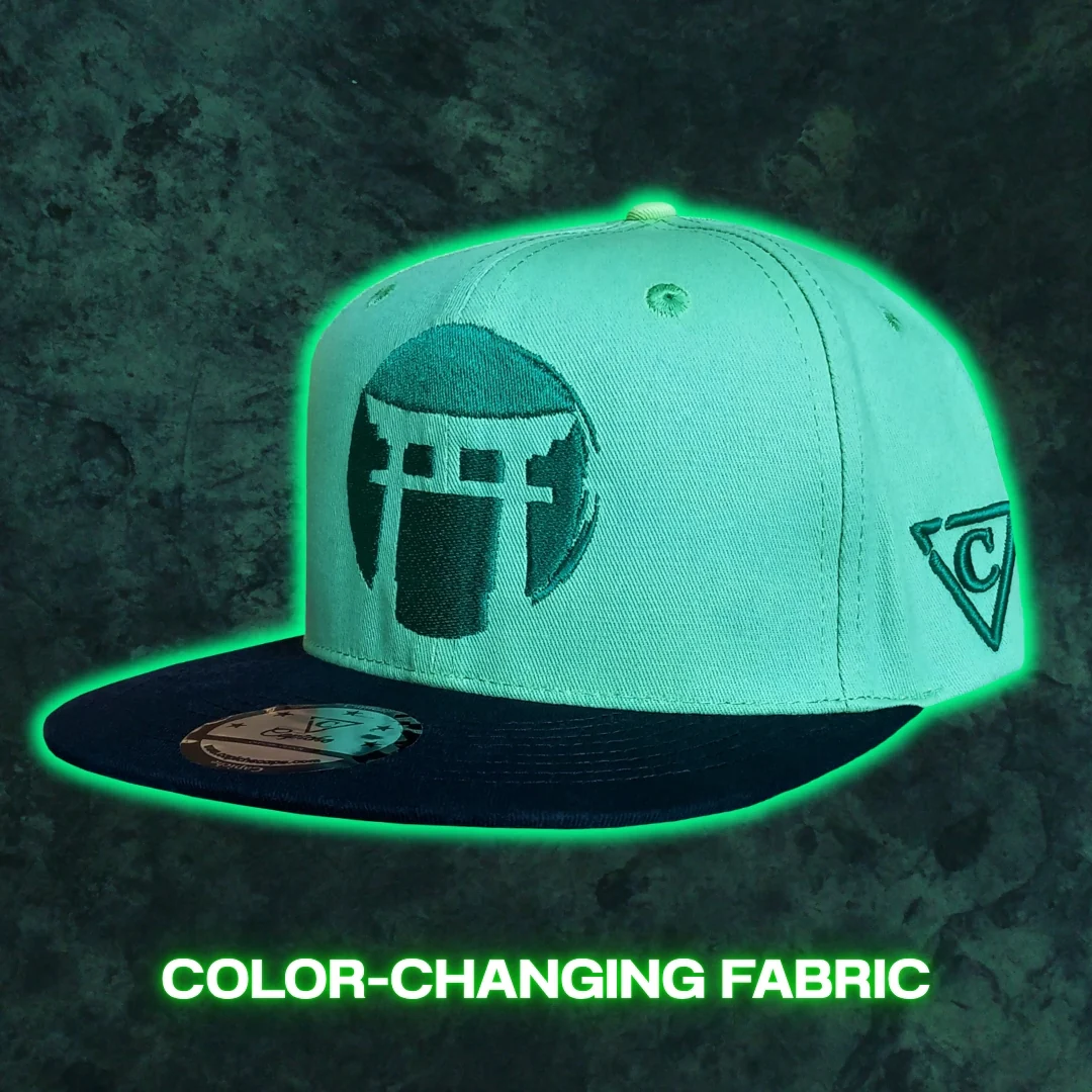 Green Samurai Snapback - COLOR-CHANGING - Image 4