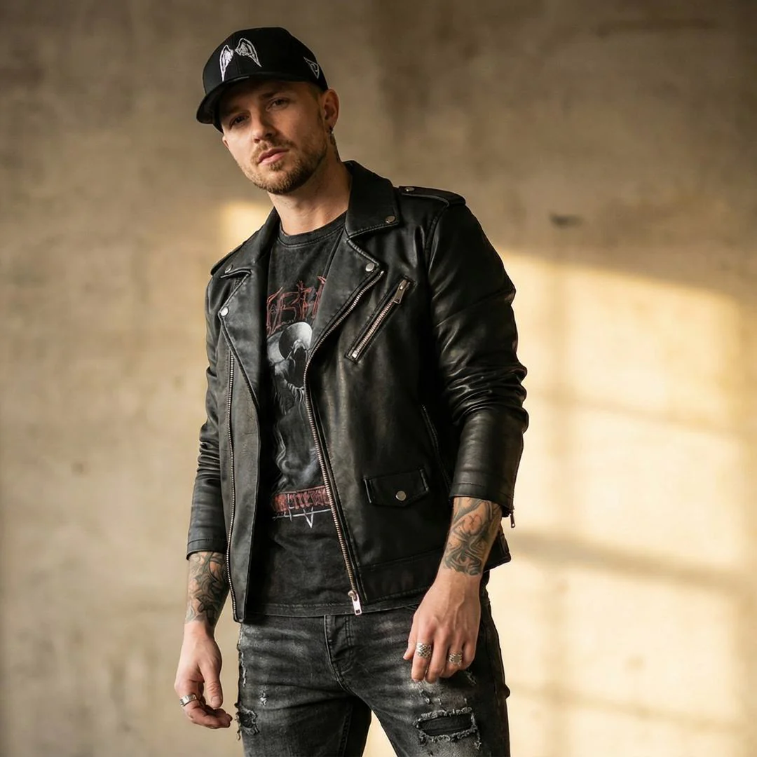 Grim Curved Cap - Black - Image 4