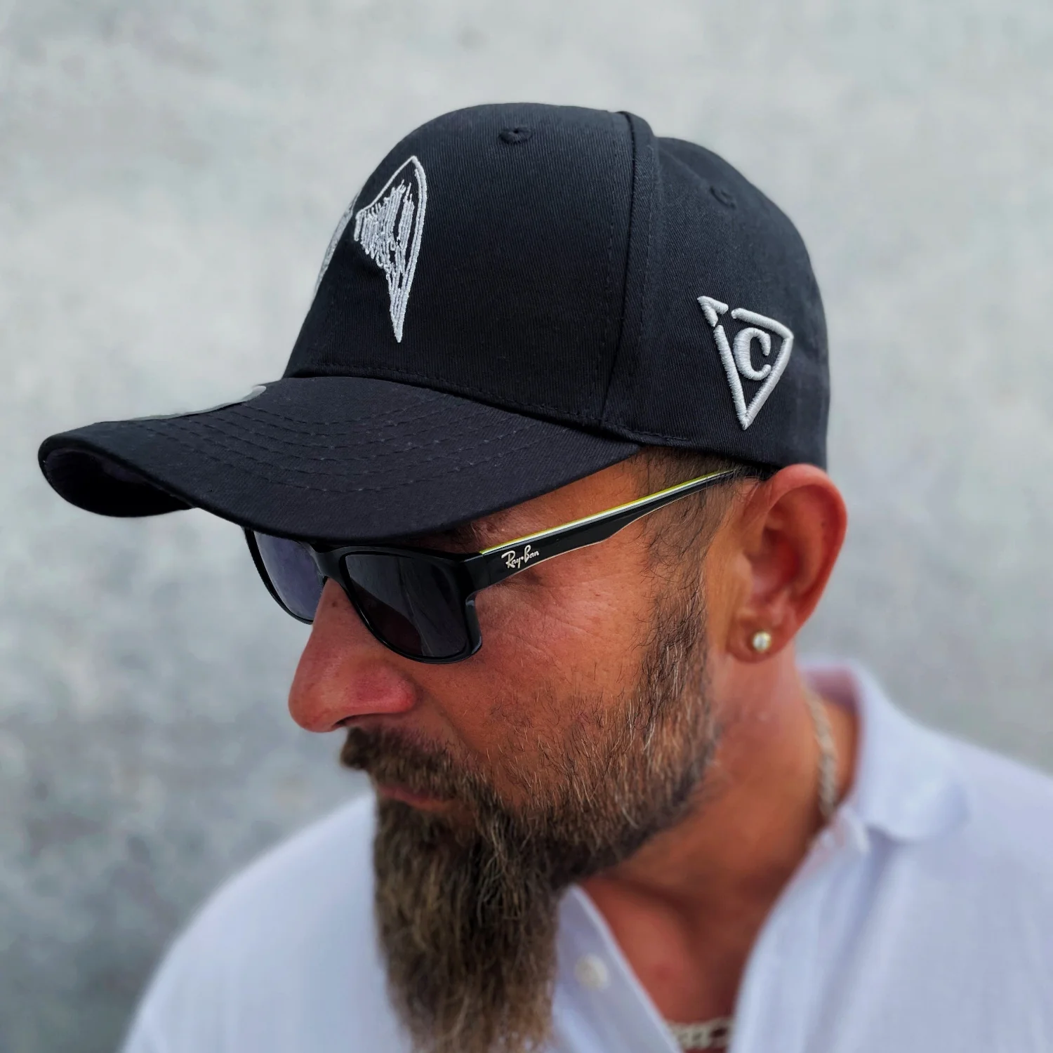 Grim Curved Cap - Black - Image 6