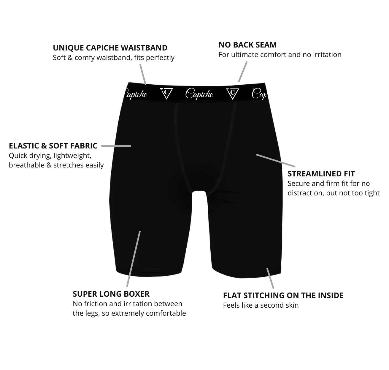 Hades Long Mens Underwear - Red - Image 4