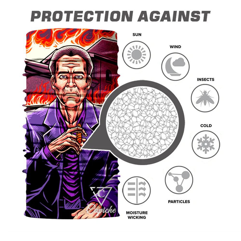 Heir to the Code Biker Mask - Purple - Image 3