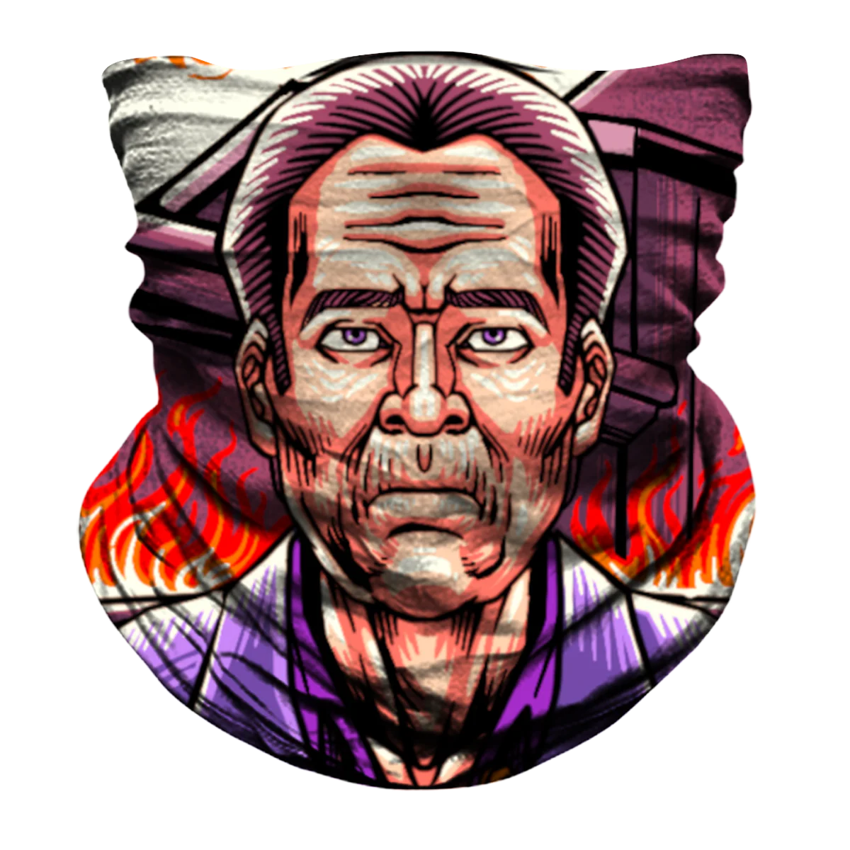 Heir to the Code Biker Mask - Purple - Image 4
