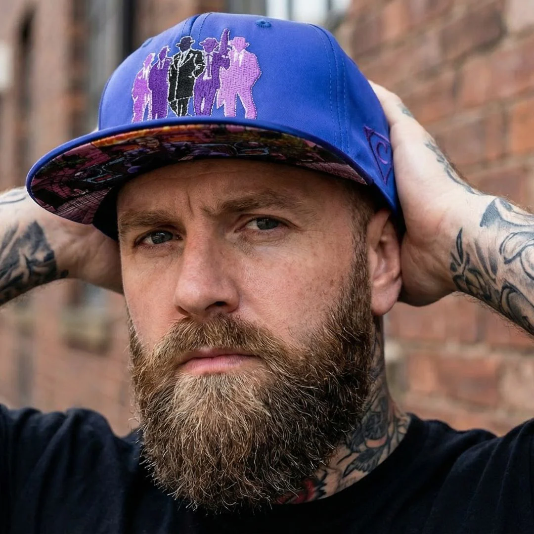 Heir To The Code Snapback No. 5 - Blue Satin - Image 3