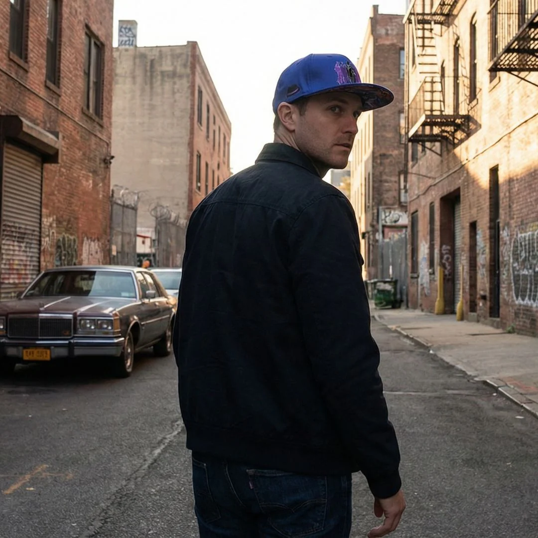 Heir To The Code Snapback No. 5 - Blue Satin - Image 4