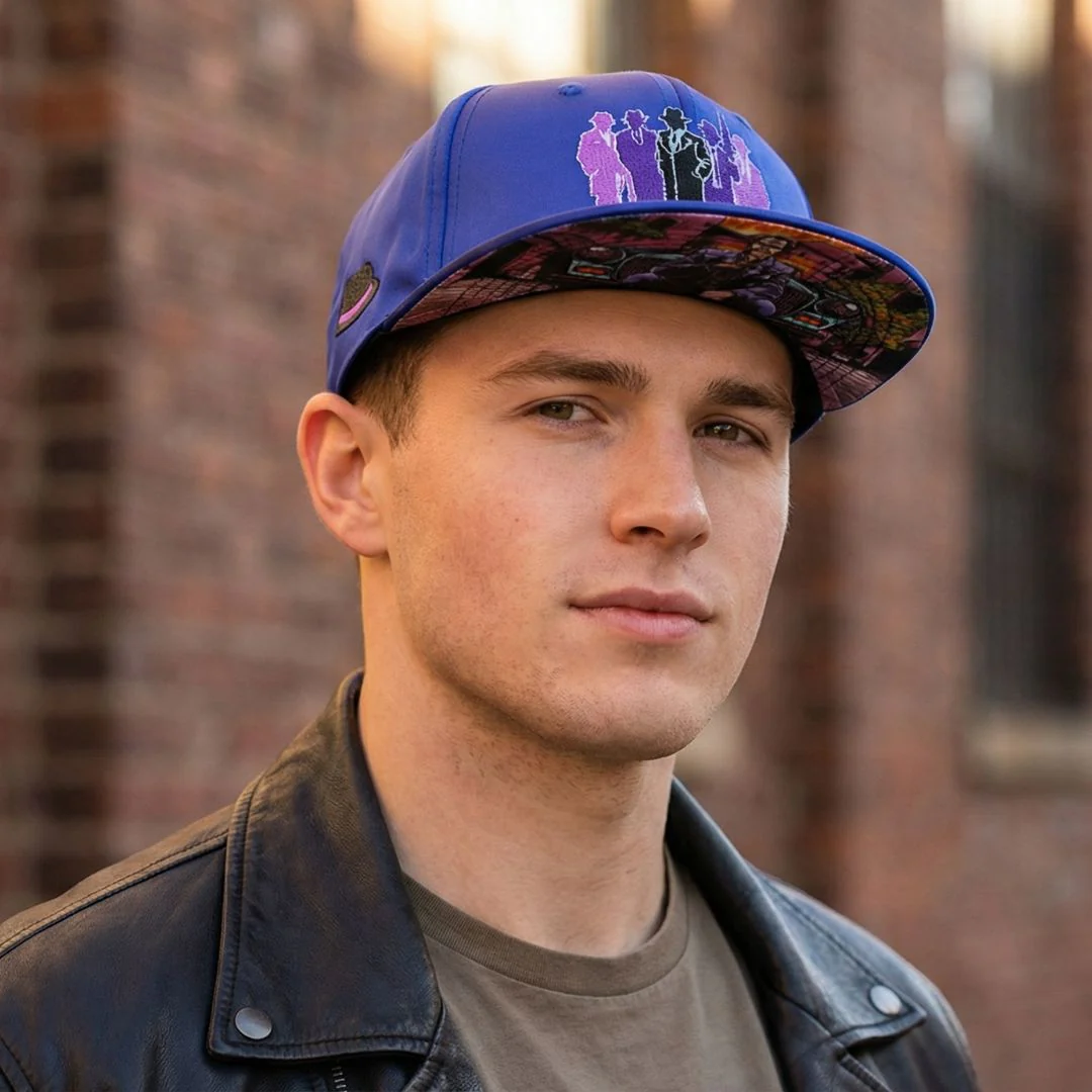 Heir To The Code Snapback No. 5 - Blue Satin - Image 6