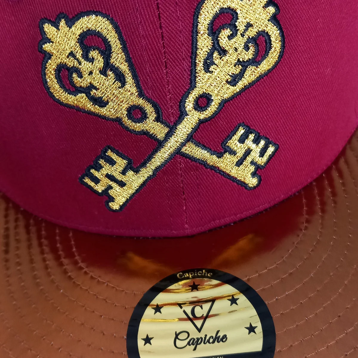 Hidden Room Snapback Child Size - Dark Red/Brown Metallic - Image 10