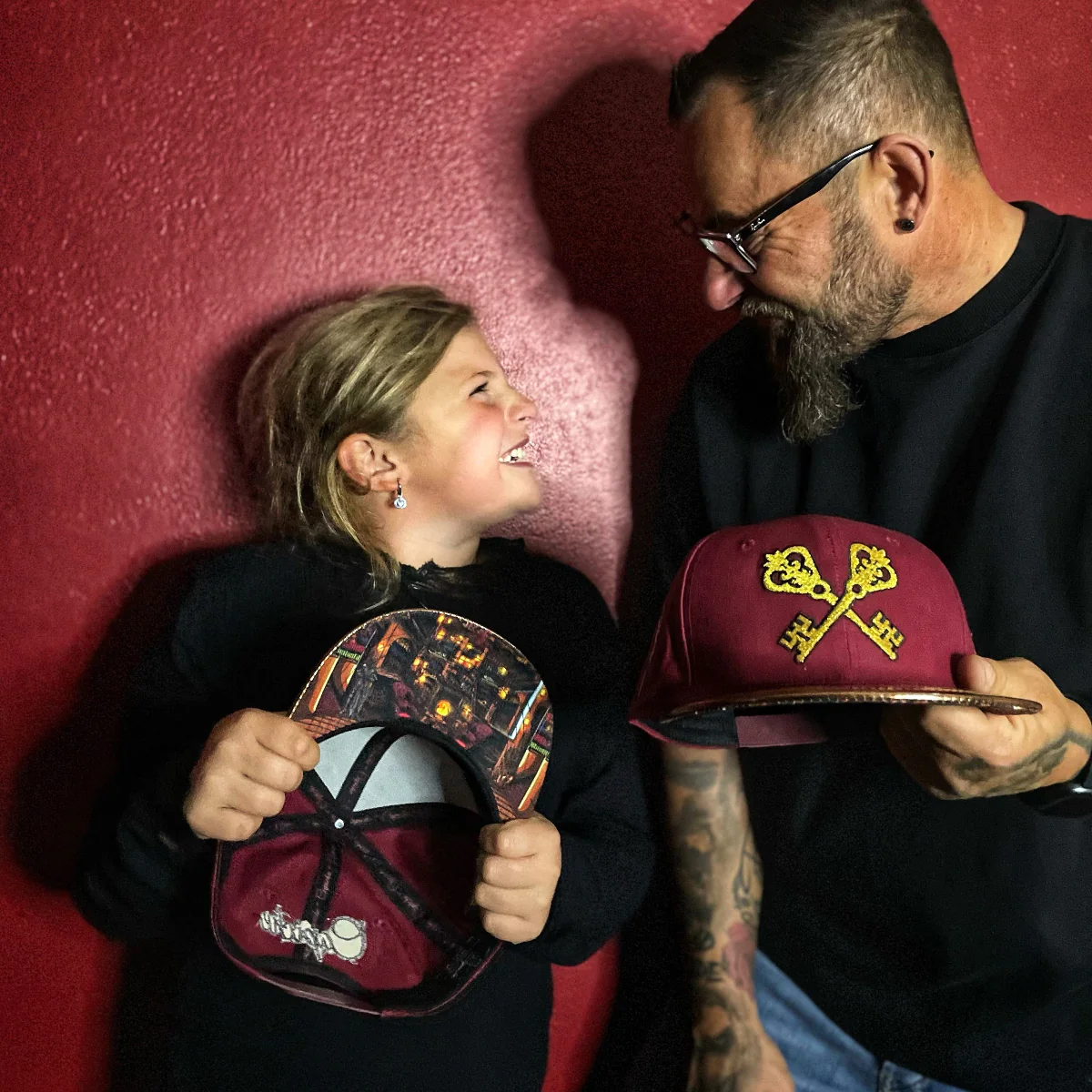 Hidden Room Snapback Child Size - Dark Red/Brown Metallic - Image 4