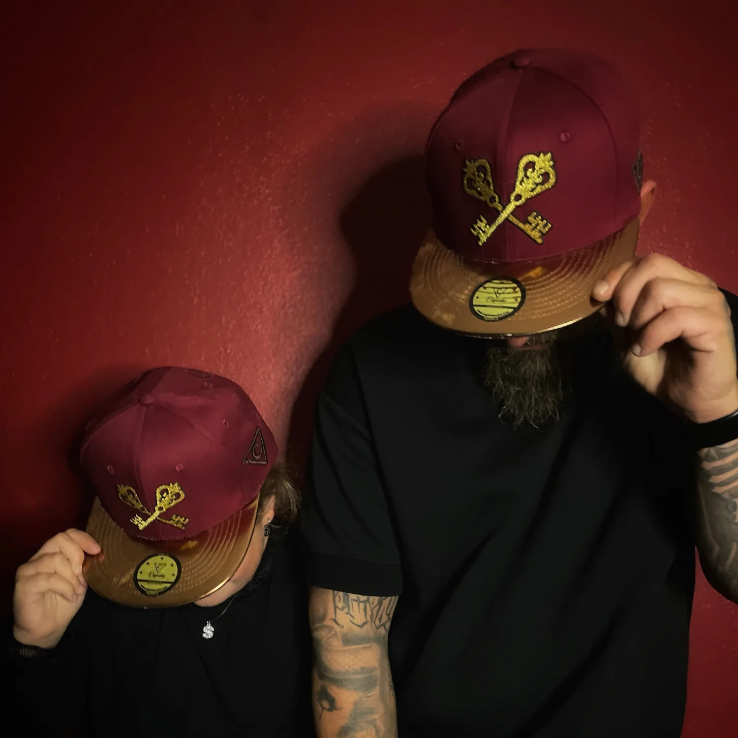 Hidden Room Snapback Child Size - Dark Red/Brown Metallic - Image 6