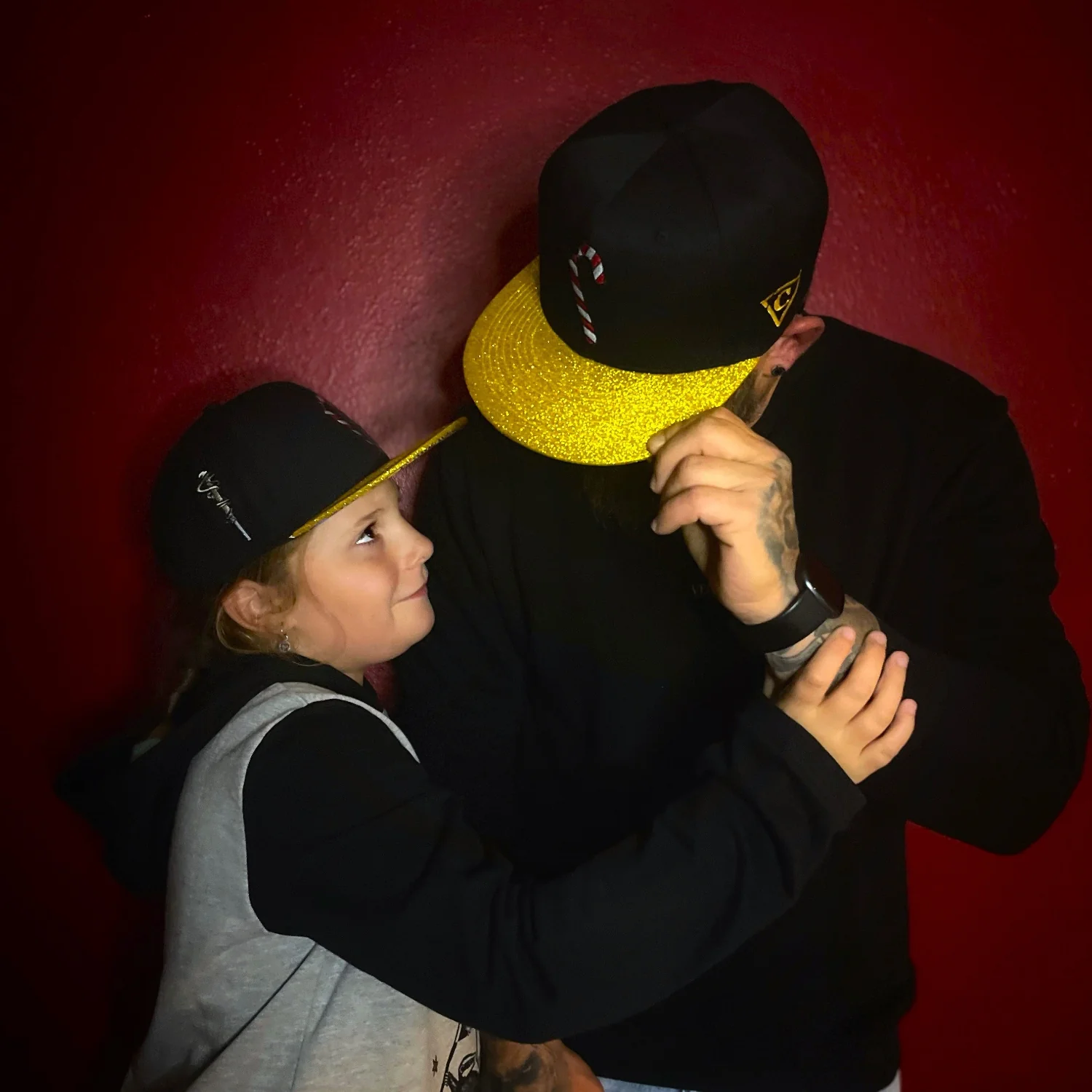 Holiday Feast Snapback - Black/Gold Glitter - Image 11