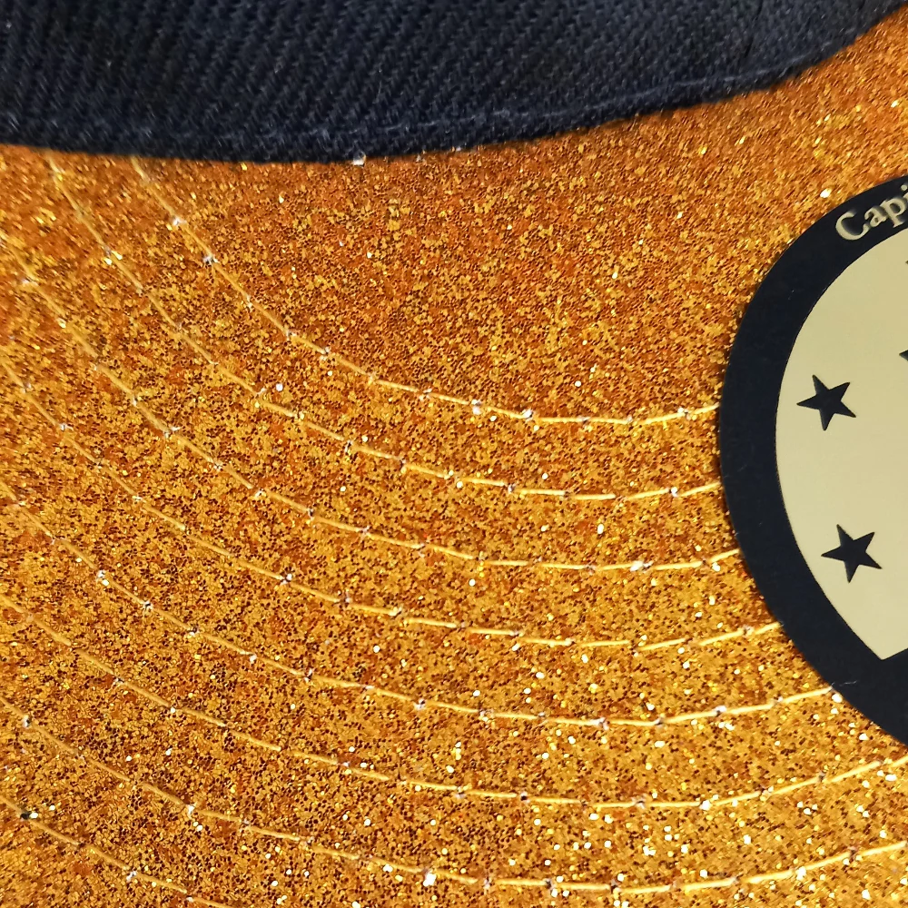 Holiday Feast Snapback Child Size - Black/Gold Glitter - Image 11