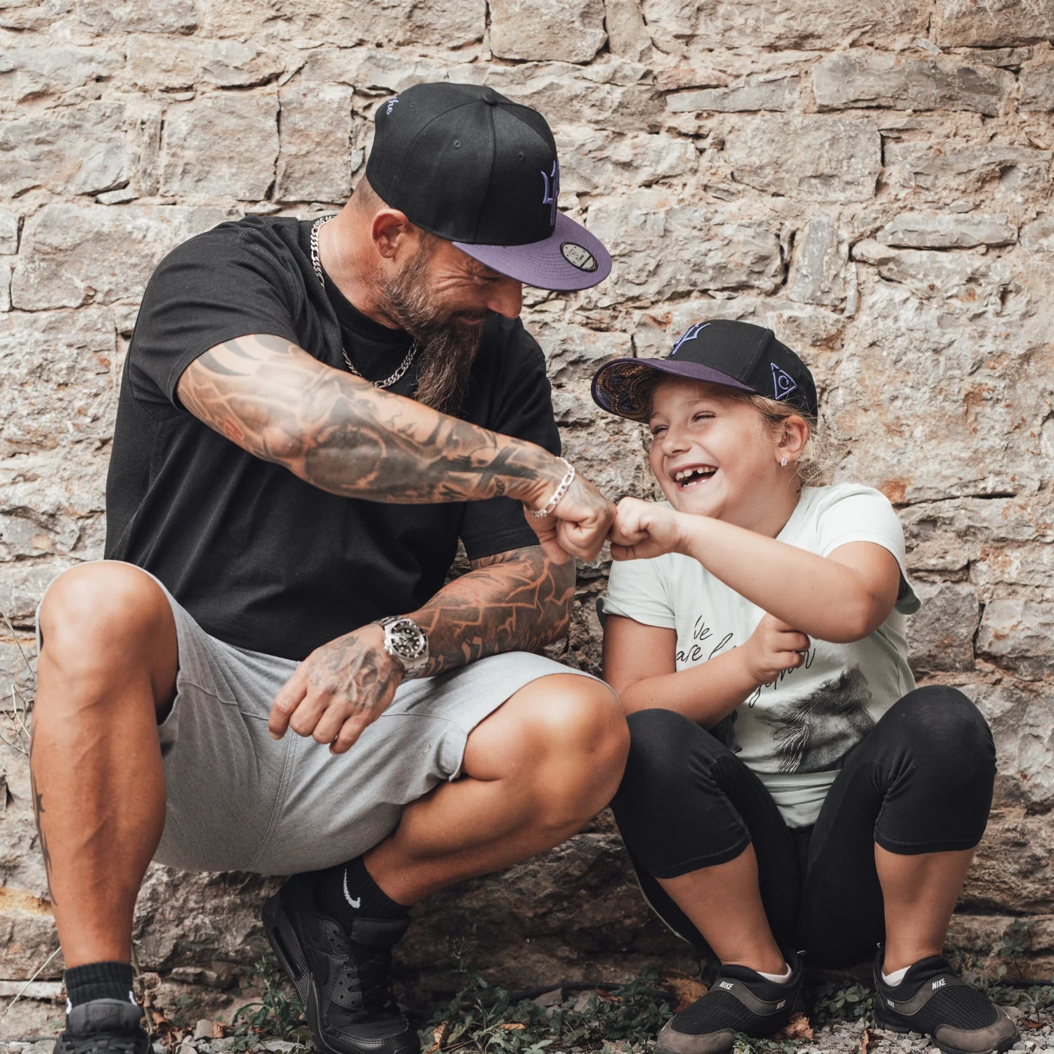 Hydra Curved Cap Child Size - Black/Purple - Image 2