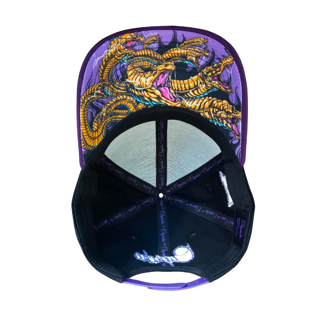 Hydra Curved Cap Child Size - Black/Purple - Image 8