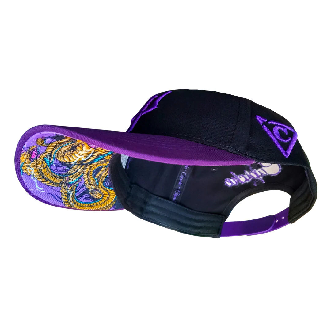 Hydra Curved Cap Child Size - Black/Purple - Image 9