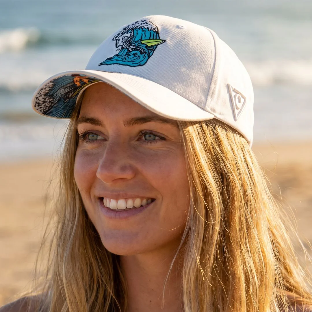 King Wave Curved Cap - White - Image 4