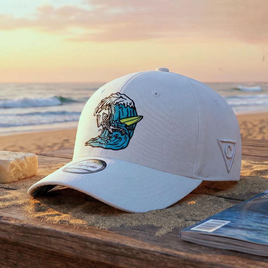 King Wave Curved Cap - White - Image 8