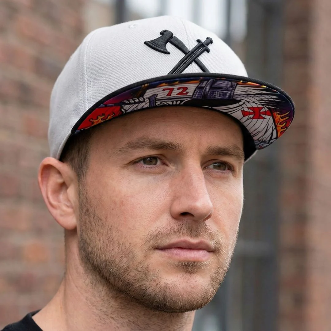 Knight Templar Snapback - Grey/Black - Image 12