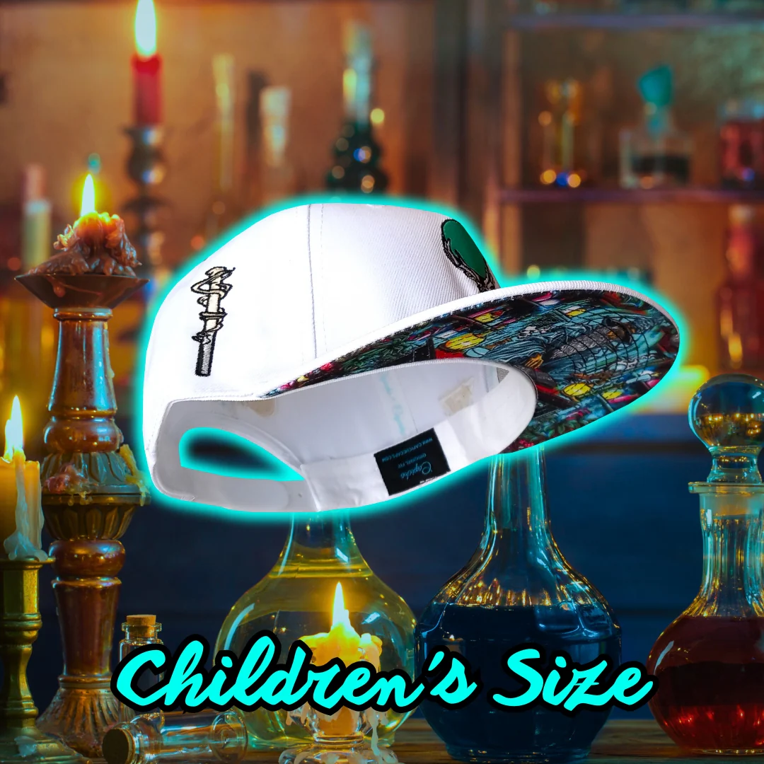 Lost Wizard Snapback Child Size - White - Image 10