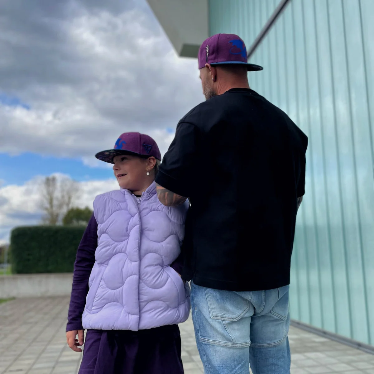 Magic Spell Snapback Child Size - Purple/Blue Thick Cotton - Image 4