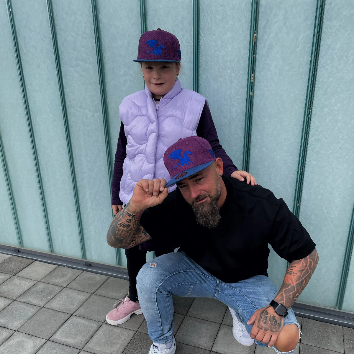 Magic Spell Snapback Child Size - Purple/Blue Thick Cotton - Image 5