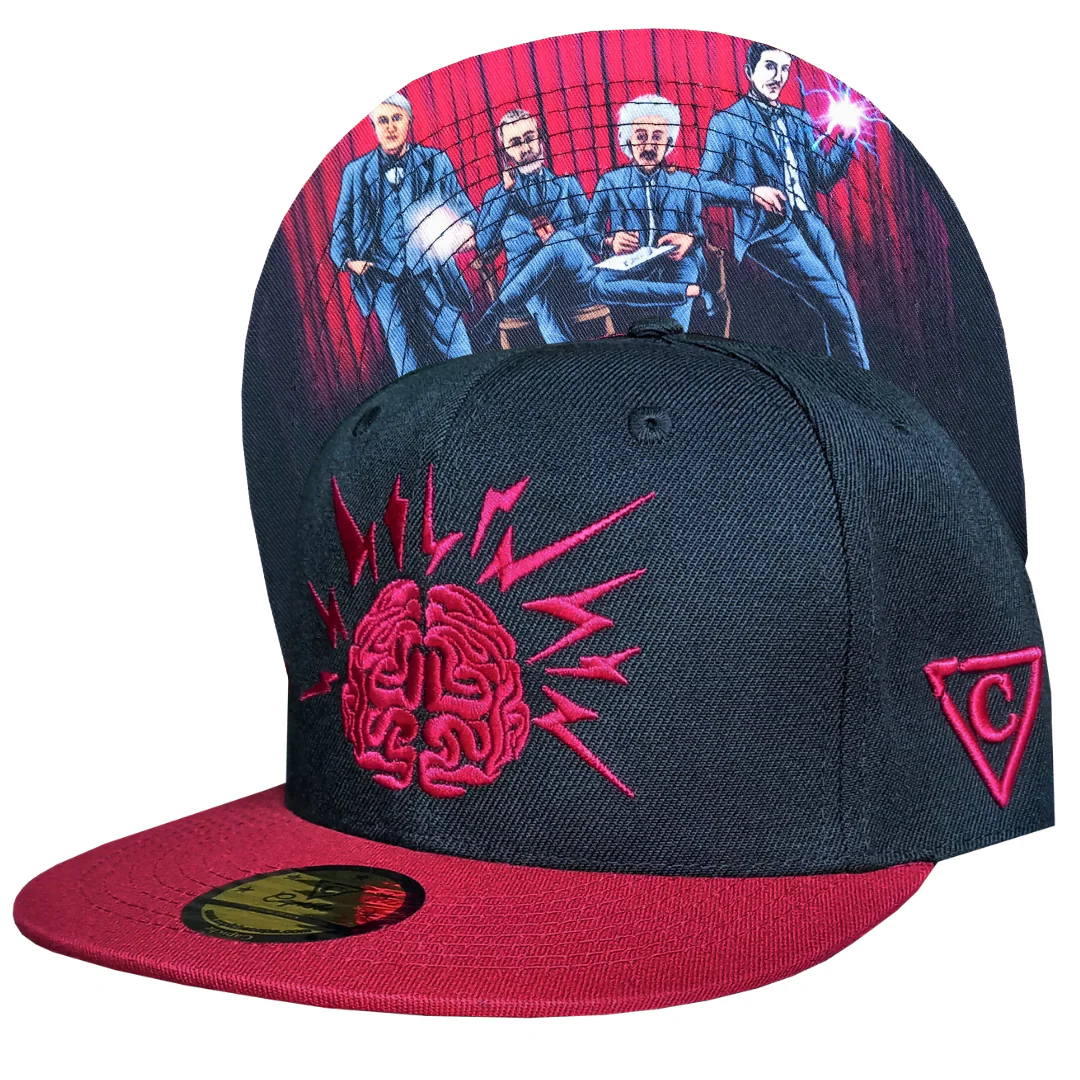 Masterminds Snapback - Black/Dark Red