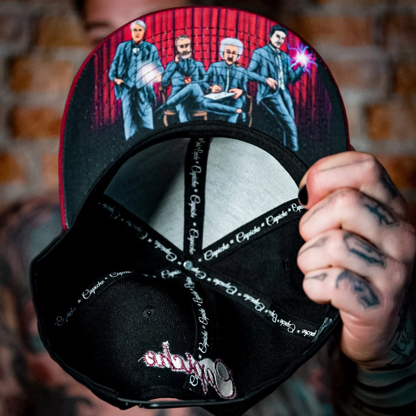 Masterminds Snapback - Black/Dark Red - Image 3
