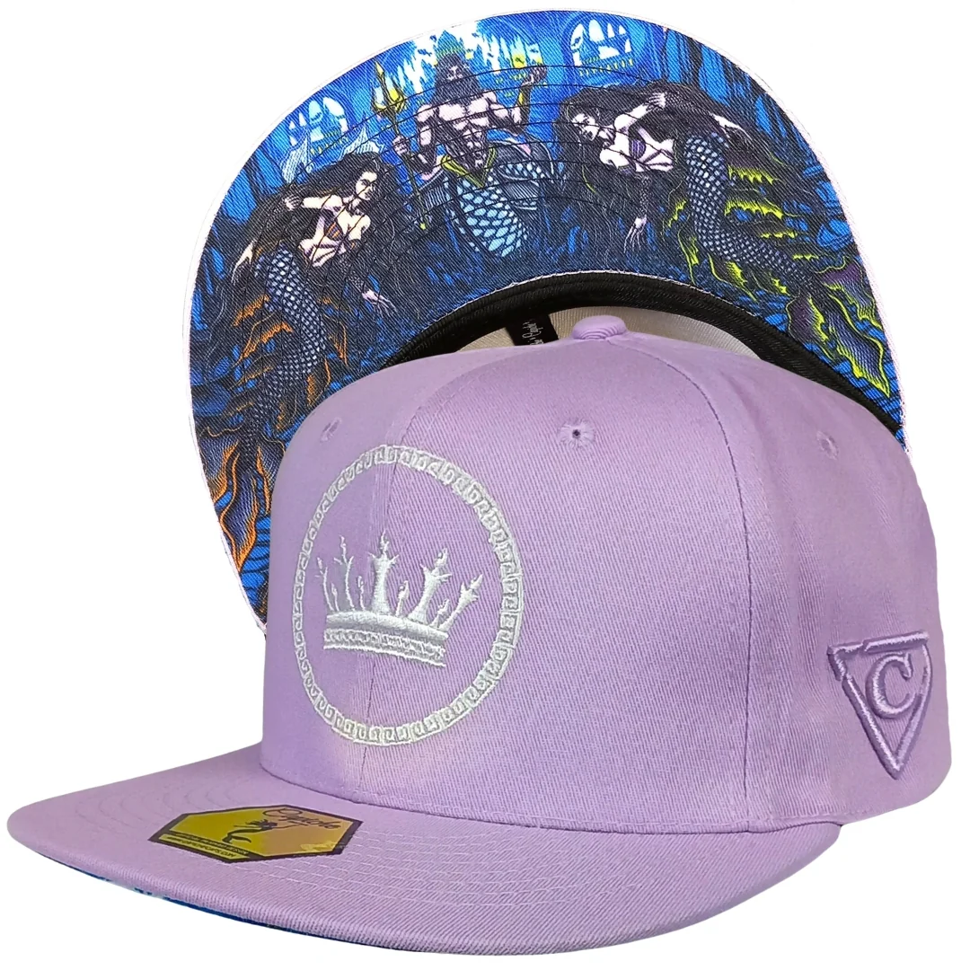 Mermaids Kingdom Snapback - Pastel Purple
