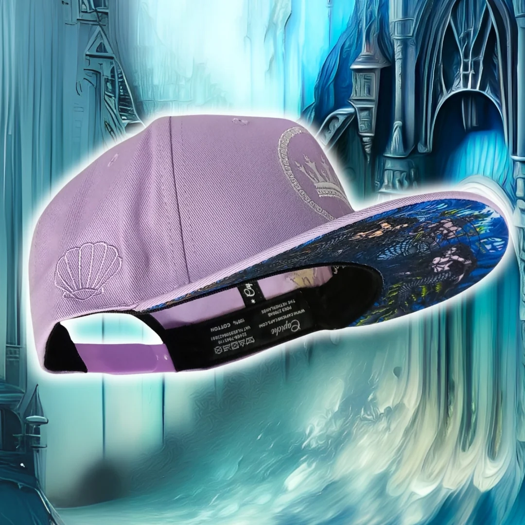 Mermaids Kingdom Snapback - Pastel Purple - Image 14