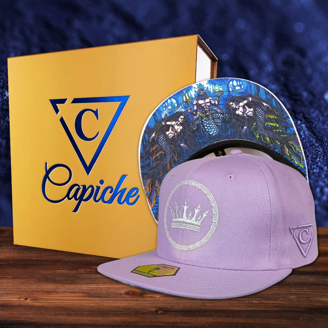 Mermaids Kingdom Snapback - Pastel Purple - Image 3